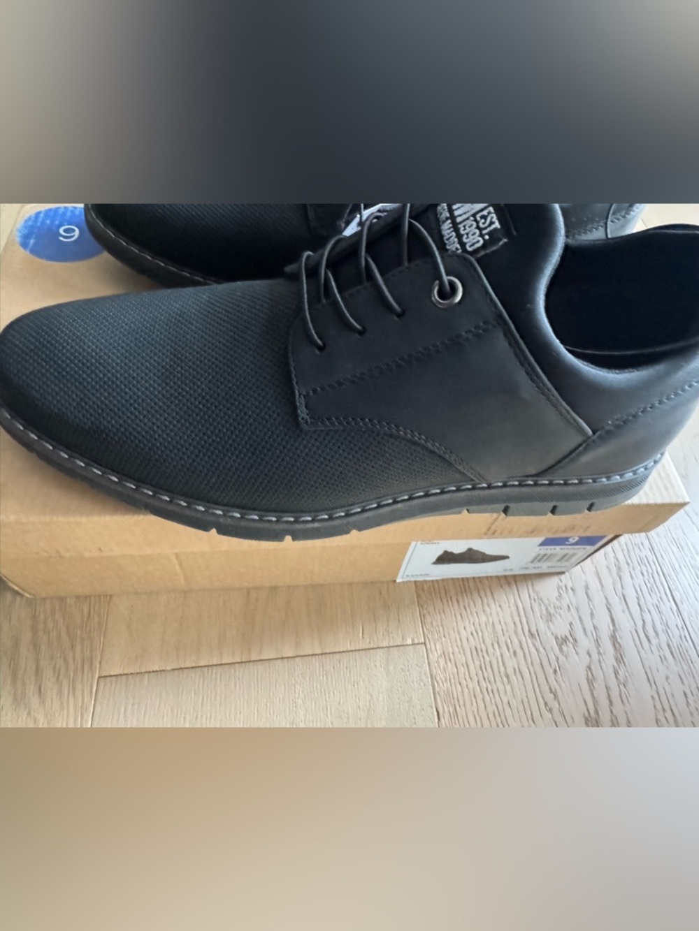 Steve Madden Men's Black Oxford Shoes - Size 9